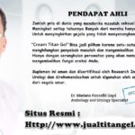 Bahan bahan Alami Titan Gel