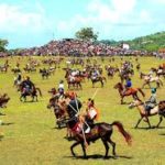 kemeriahan Pasola (adu tombak)