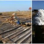 Pembuatan garam di Amed